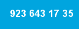 923 643 17 35 923 643 17 35